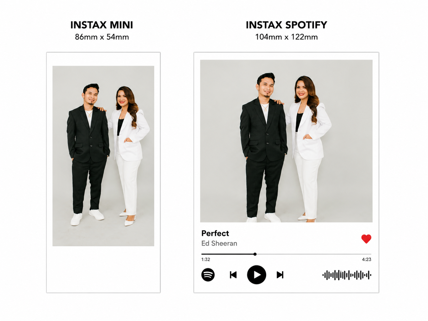 Instax Wide Photo Prints - Laminated